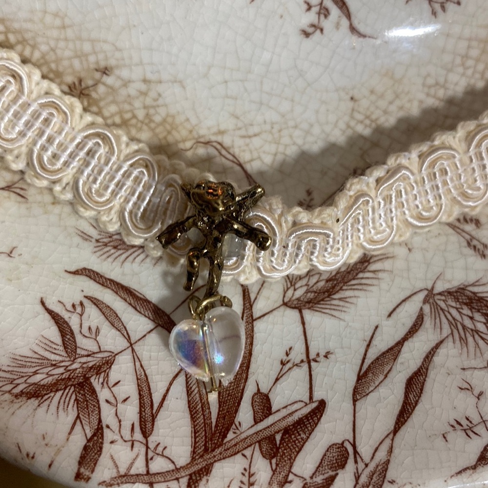 Vintage angel choker